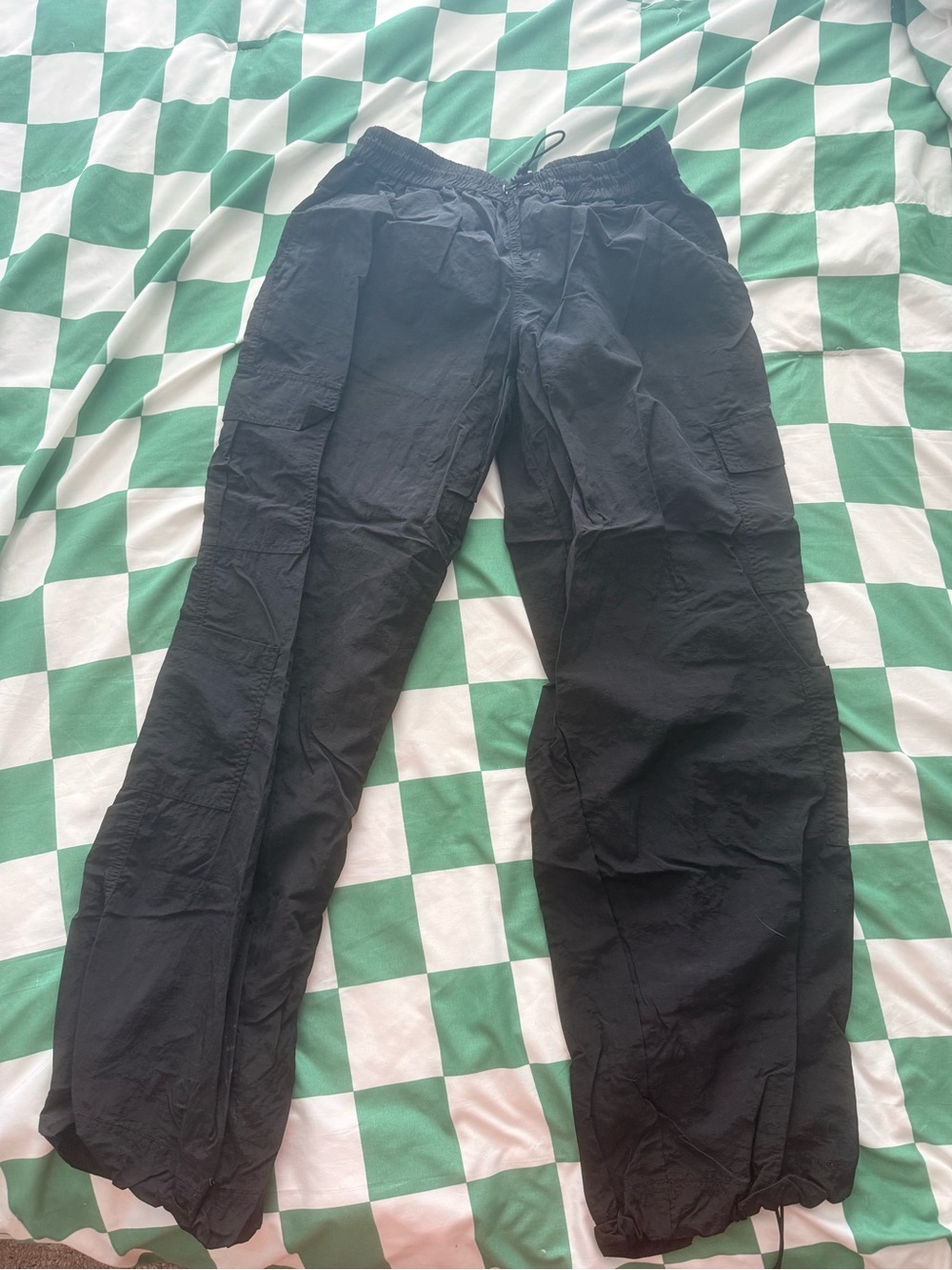 Full Tilt Black Women's Cargo Jogger Pants
